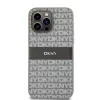 Original DKNY bőrtok mono csíkos fém logóval DKHCP14LPRTHSLE iPhon-3666339260514 3 kép