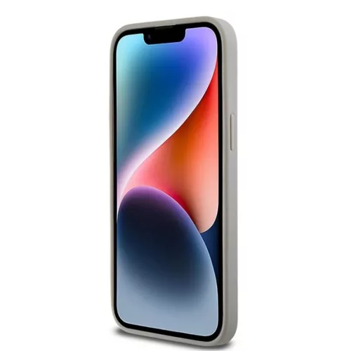 Original DKNY bőrtok mono csíkos fém logóval DKHCP14LPRTHSLE iPhon-3666339260514 5 kép