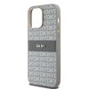 Original DKNY bőrtok mono csíkos fém logóval DKHCP14LPRTHSLE iPhon-3666339260514 6 kép