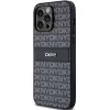 Eredeti DKNY kemény tok bőr Mono Stripe & fém logóval iPhone 14 Pr-3666339260385 2 kép