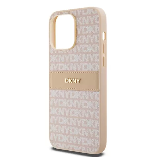 Original Case DKNY kemény tok bőr Mono Stripe & fém logó DKHCP14XP-3666339260668 6 kép