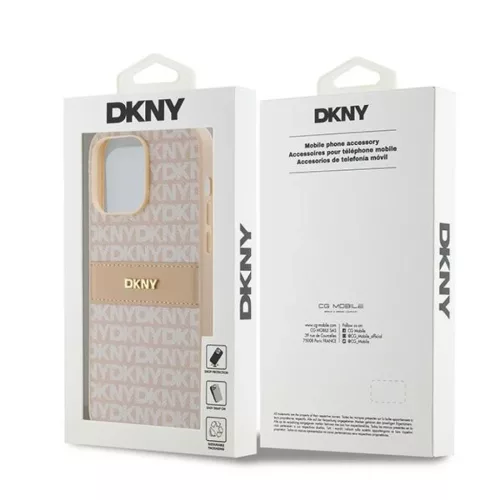 Original Case DKNY kemény tok bőr Mono Stripe & fém logó DKHCP14XP-3666339260668 8 kép