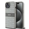 Eredeti DKNY bőrtok Mono Stripe & Metal Logo DKHCP15MPRTHSLE Iphone 1-3666339260545 1 kép