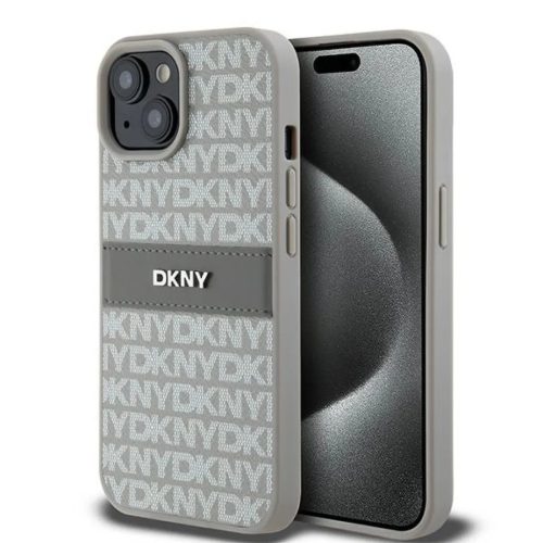 Eredeti DKNY bőrtok Mono Stripe & Metal Logo DKHCP15MPRTHSLE Iphone 1-3666339260545 1 kép