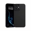  iPhone 16 Plus fekete Benks Magnetic Armor Air Kevlar tok PC keret 600D
