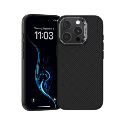 Benks Magnetic Armor Pro Kevlar tok Metal Frame 600D iPhone 16 Pro Max-6948005905002 5 kép