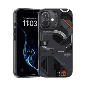  iPhone 16 Plus Fekete Benks Magnetic Mecha Series tok