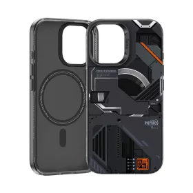  iPhone 16 Plus Fekete Benks Magnetic Mecha Series tok-6948005905460 2 kép