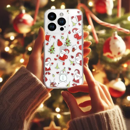 TEL PROTECT Karácsonyi Átlátszó iPhone 11 tok Design 1-5900217443148 5 kép