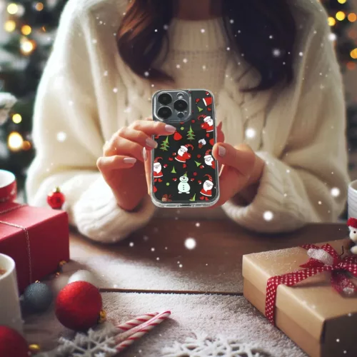 TEL PROTECT Karácsonyi Átlátszó iPhone 11 tok Design 1-5900217443148 6 kép