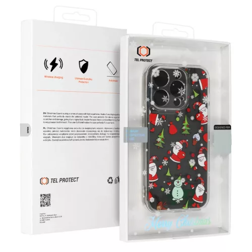 TEL PROTECT Karácsonyi Átlátszó iPhone 11 tok Design 1-5900217443148 7 kép