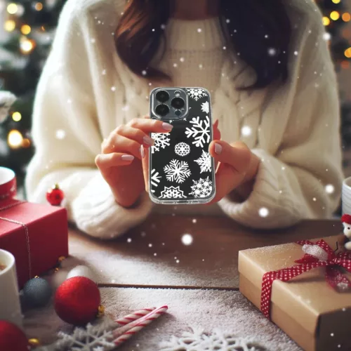 TEL PROTECT Karácsonyi Átlátszó tok iPhone 15 Pro Design 4-5900217443414 6 kép