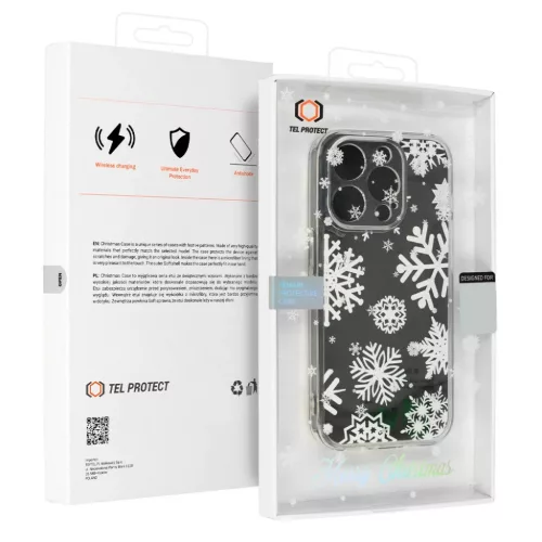 TEL PROTECT Karácsonyi Átlátszó tok iPhone 15 Pro Design 4-5900217443414 7 kép