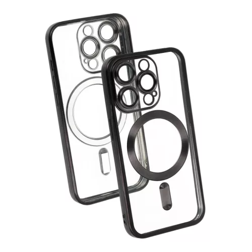 Metallic Magsafe tok iPhone 16 fekete tok-5900217448136 6 kép