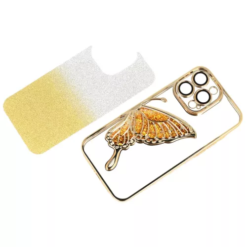 Tel Protect Butterfly Water tok iPhone 14 arany-5900217447498 3 kép
