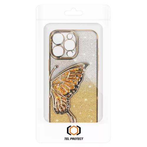 Tel Protect Butterfly Water tok iPhone 14 arany-5900217447498 6 kép