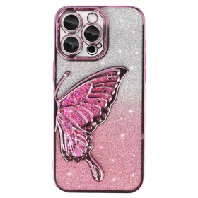 Tel Protect Butterfly Water iPhone 15 Pro Max tok pink-5900217447726 2 kép