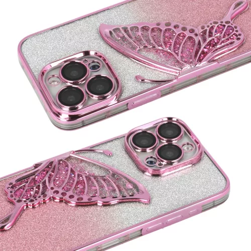 Tel Protect Butterfly Water iPhone 15 Pro Max tok pink-5900217447726 4 kép