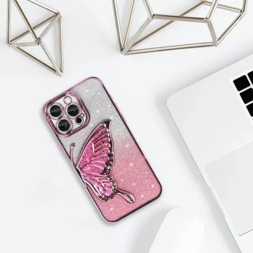 Tel Protect Butterfly Water iPhone 15 Pro Max tok pink-5900217447726 5 kép