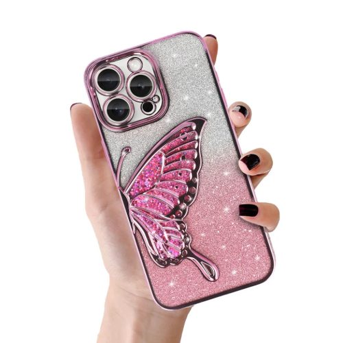 Tel Protect Pillangós Vízálló tok iPhone 16 Pro Max pink-5900217448464 1 kép