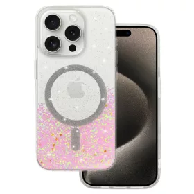 Tel Protect Moonlite MagSafe tok iPhone 13 Pro pink átlátszó tok-5900217447900 1 kép