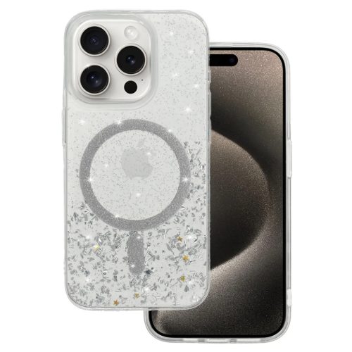Tel Protect Moonlite Magsafe tok iPhone 14 ezüst átlátszó tok-5900217447979 1 kép