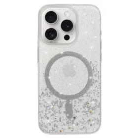 Tel Protect Moonlite Magsafe tok iPhone 14 ezüst átlátszó tok-5900217447979 2 kép