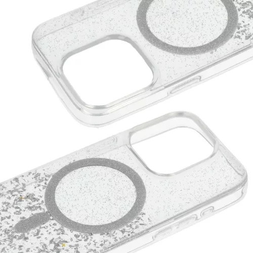 Tel Protect Moonlite Magsafe tok iPhone 14 ezüst átlátszó tok-5900217447979 4 kép
