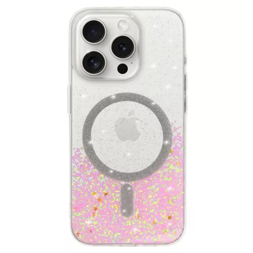 Tel Protect Moonlite Magsafe tok iPhone 15 Pro pink clear tok-5900217448082 2 kép