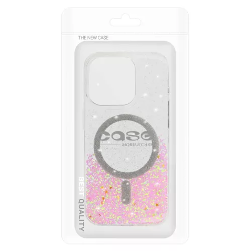 Tel Protect Moonlite Magsafe tok iPhone 15 Pro pink clear tok-5900217448082 6 kép