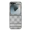  Samsung Galaxy Z Flip 6 bézs Eredeti DKNY sakktábla mintás nyomtat-3666339322885 2 kép
