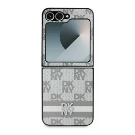  Samsung Galaxy Z Flip 6 bézs Eredeti DKNY sakktábla mintás nyomtat-3666339322885 2 kép