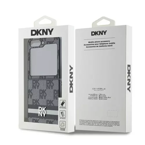  Samsung Galaxy Z Flip 6 Eredeti DKNY telefontok kockás mintás, csí-3666339322892 8 kép