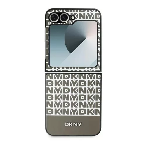  Samsung Galaxy Z Flip 6 Barna Original Case DKNY Repeat Pattern Botto-3666339322984 2 kép