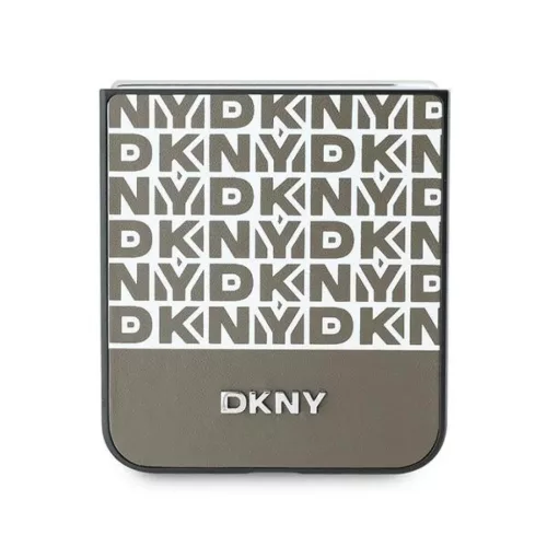  Samsung Galaxy Z Flip 6 Barna Original Case DKNY Repeat Pattern Botto-3666339322984 5 kép