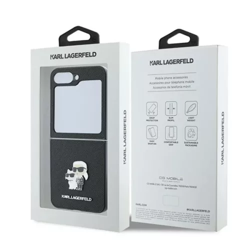 Original fliptok KARL LAGERFELD Saffiano Metal Pin KLHCZF6SAPKCNPK Sam-3666339322502 8 kép
