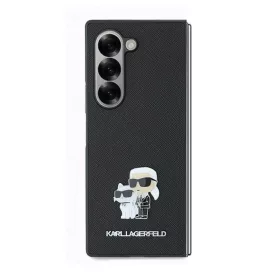 Eredeti KARL LAGERFELD Saffiano Metal Pin KLHCZFD6SAPKCNPK tok Samsung-3666339322571 2 kép
