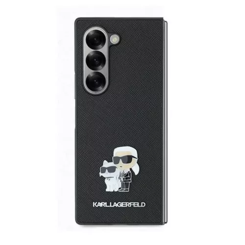 Eredeti KARL LAGERFELD Saffiano Metal Pin KLHCZFD6SAPKCNPK tok Samsung-3666339322571 2 kép
