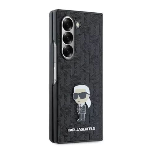 Eredeti Samsung Galaxy Z Fold 6 tok Karl Lagerfeld Saffiano Ikonik Pin-3666339322588 5 kép