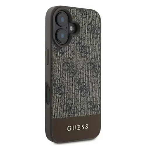  iPhone 16 Plus barna Original Case GUESS hardcase 4G Bottom Stripe GU-3666339344931 4 kép