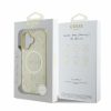 Original Case GUESS merev tok Saffiano Peony Classic Logo MagSafe GUHM-3666339327941 3 kép