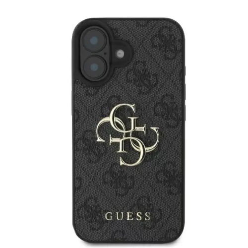  iPhone 16 Pro Fekete Eredeti GUESS 4G Big Logo GUHCP16L4GMGGR tok-3666339327545 3 kép