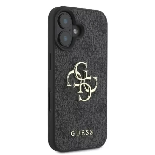  iPhone 16 Pro Fekete Eredeti GUESS 4G Big Logo GUHCP16L4GMGGR tok-3666339327545 4 kép
