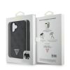 Eredeti GUESS bőrtok fém logóval és strasszkövekkel, keresztpánt-3666339328603 9 kép
