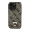  iPhone 16 Pro Max Barna Original Case GUESS hardcase Leather 4G Trian-3666339327439 3 kép