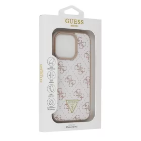  iPhone 16 fehér GUESS New 4G Triangle GUHCP16SPG4GPH tok-3666339340223 1 kép