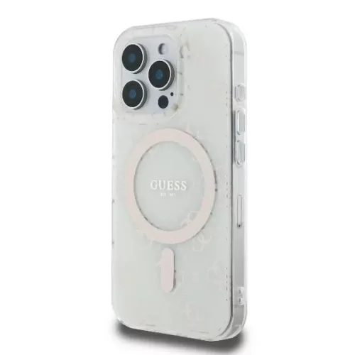  iPhone 16 Pro fehér Original Case GUESS IML 4G Background Magsafe GU-3666339302177 2 kép