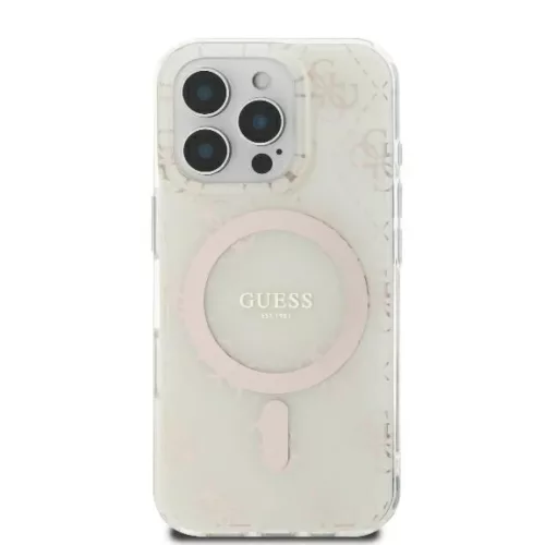  iPhone 16 Pro fehér Original Case GUESS IML 4G Background Magsafe GU-3666339302177 3 kép