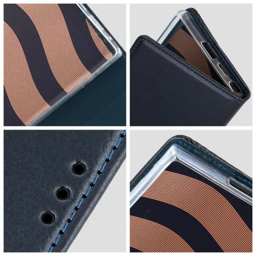Smart Magneto Fliptok Samsung Galaxy S25 Ultra haditengerészkék tok-5900217452294 9 kép