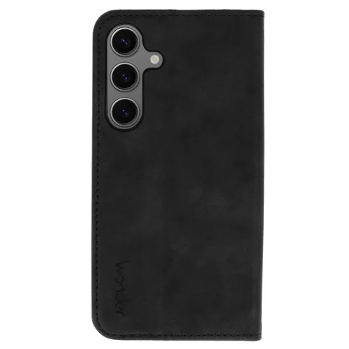 Wonder fliptok Samsung Galaxy S25 Ultra fekete tok-5900217451945 2 kép